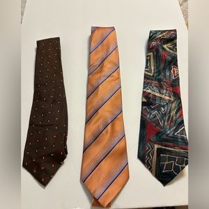 Set of 3 Vintsge Ties Polo Liebert & Galo Cossinni
